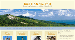 Desktop Screenshot of bobhannaphd.com